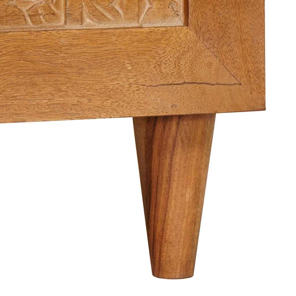 Coffee Table Light brown 80 x 50 x 40 cm Solid mango wood